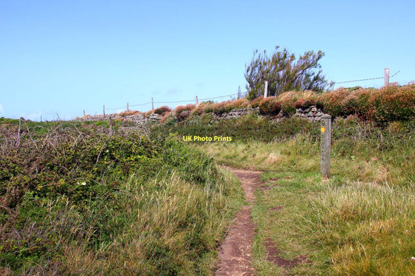 Photo 6"x4" The Southwest Coast Path to Perranporth Perranporth c2011