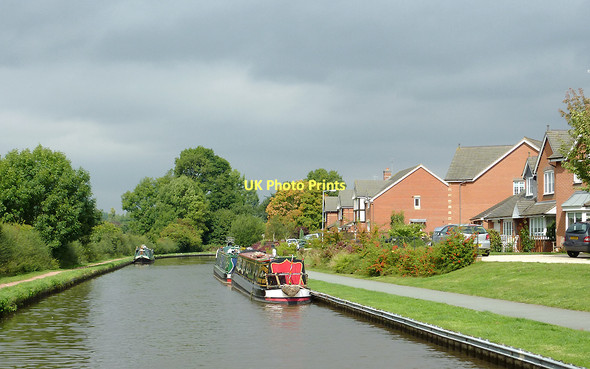 Photo 6"x4" Canalside housing at Stone, Staffordshire Stone\/SJ9034 c2011 P1