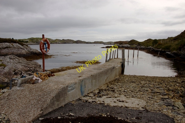 Photo 6"x4" Jetty at Fleoideabhagh Fleoideabhagh c2009