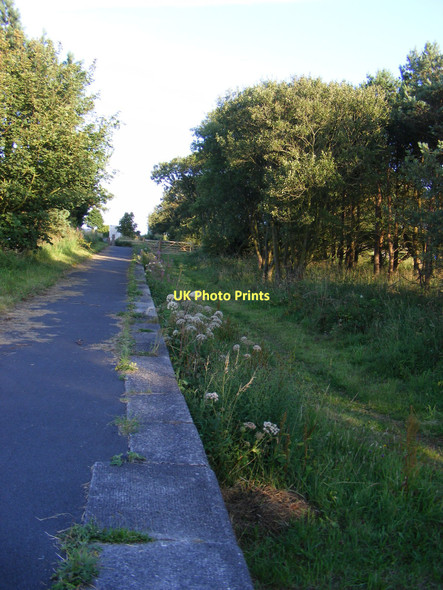 Photo 6"x4" Former station platform at Ravenscar. Ravenscar c2011