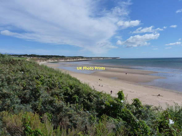 Photo 6"x4" Bridlington North beach, and the cliffs beyond Sewerby Bridlington c2011