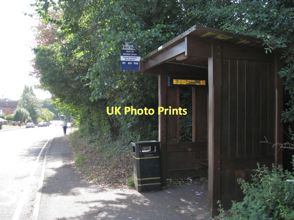 Photo 6"x4" Connected bus shelter, Main Road  Meriden\/SP2482 c2011