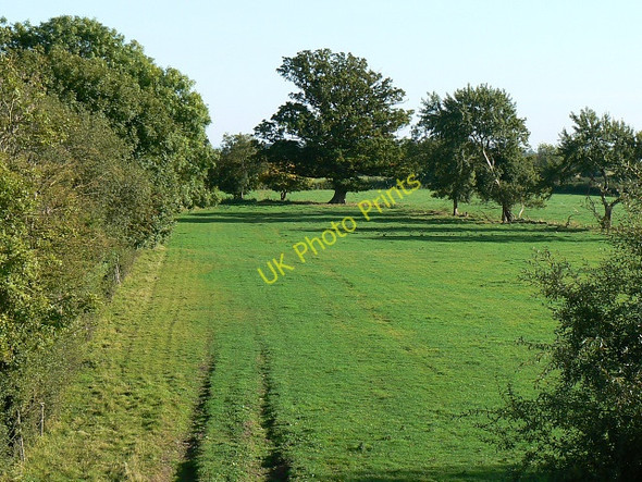 Photo 6"x4" Field, Spine Road, near South Cerney Cerney Wick c2009
