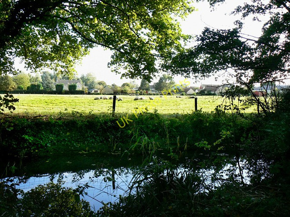 Photo 6"x4" Mill stream, Bow Wow, South Cerney South Cerney c2009