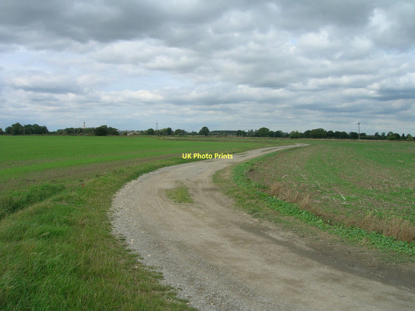 Photo 6"x4" Cycle path towards Balne Lodge Pollington c2011