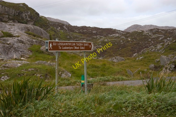 Photo 6"x4" Start of footpath to Luskentyre \u00c0ird Mh\u00ecghe c2009