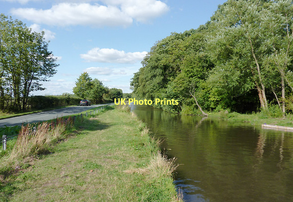 Photo 6"x4" Canal and road north of Penkridge, Staffordshire Longridge\/SJ9115 c2011