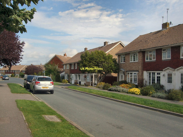 Photo 6"x4" Houses in Springett Avenue, Ringmer Ringmer c2011