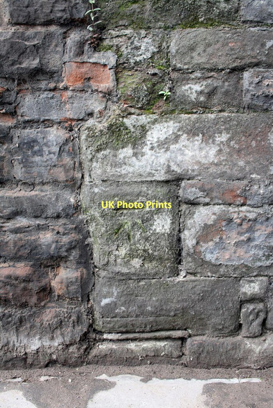 Photo 6"x4" Benchmark on wall of Crown Street SW of railway Carlisle c2011
