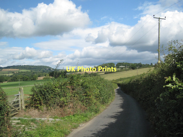 Photo 6"x4" Lane north of Chudleigh Knighton  Chudleigh Knighton c2011
