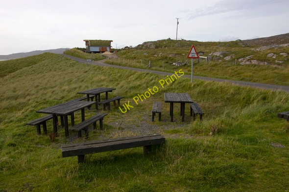 Photo 6"x4" Picnic site and Eco-house at Traigh Losgaintir Losgaintir c2009