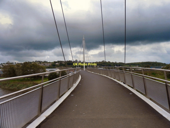 Photo 6"x4" Afon Twyi, Pont King Morgan at Carmarthen Carmarthen\/Caerfyrddin c2011
