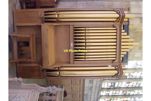 Photo 6"x4" Chamber Organ in St Botolph's Church Boston c2011