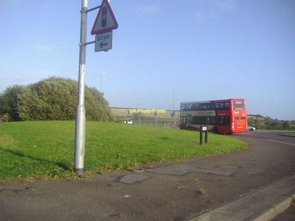 Photo 6"x4" Roundabout on Avis Road, Denton Newhaven\/TQ4401 c2011