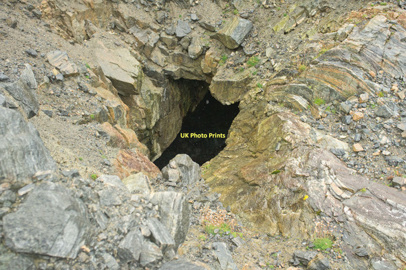 Photo 6"x4" Blow hole at Dunan Croir Labost c2011