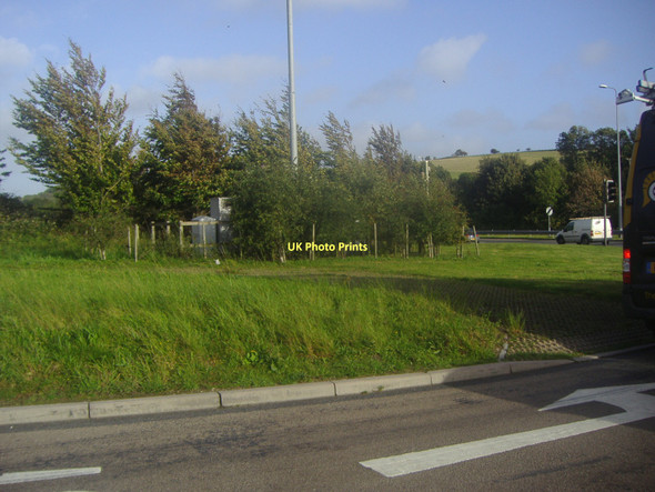 Photo 6"x4" Brighton Road at the A27 roundabout, Lewes Lewes c2011