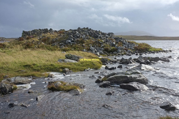 Photo 6"x4" Causeway to Broch in Loch an Duna Bragar c2011