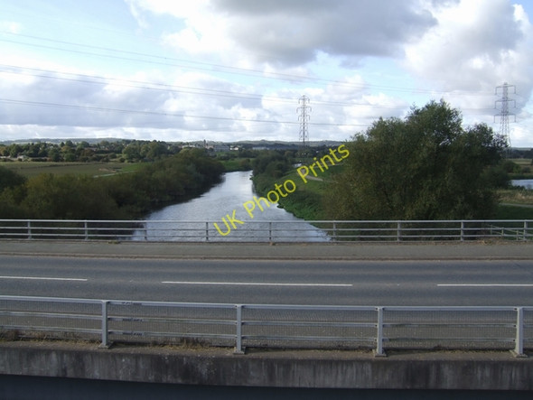 Photo 6"x4" River Trent upstream of High Bridge Handsacre c2009