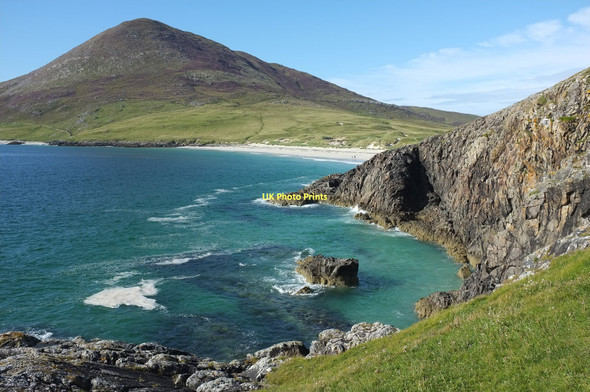 Photo 6"x4" Headland north of Traigh na h-Uidhe Taobh Tuath c2011