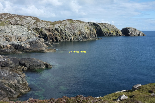 Photo 6"x4" Coastline south of Pairc Roghadail Roghadal c2011