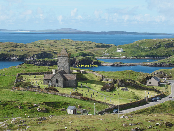 Photo 6"x4" View from Roghadal Dun over Tur Chliamainn Roghadal c2011