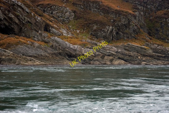 Photo 6"x4" Coast of Scarba Gulf of Corryvreckan c2009