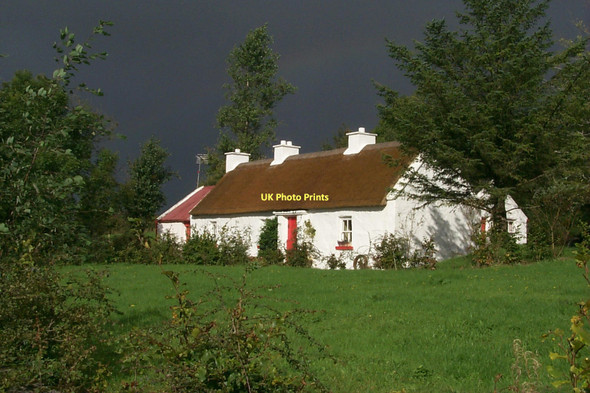 Photo 6"x4" Keenaghan Cottage Belleek c2002