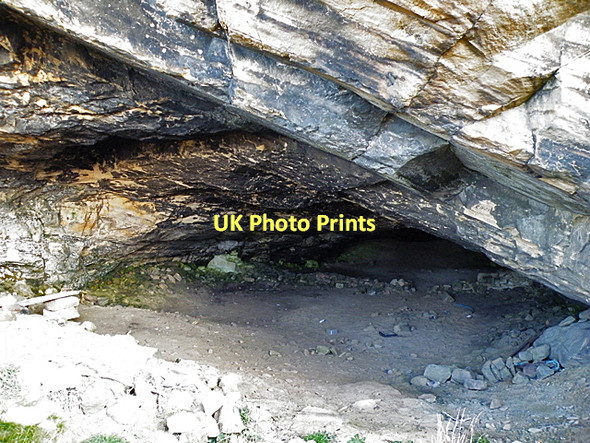 Photo 6"x4" Cave at Clashach Covesea c2011