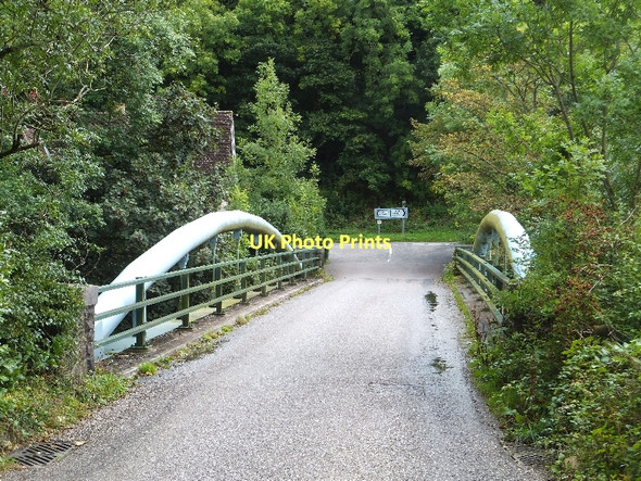 Photo 6"x4" Iron Bridge across the River Exe Cove\/SS9519 c2011