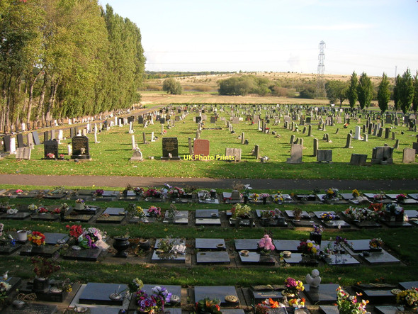 Photo 6"x4" Cemetery, Red House Lane Adwick Le Street c2011