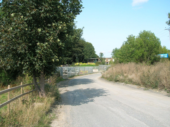 Photo 6"x4" Road to industrial estate Wentbridge c2011