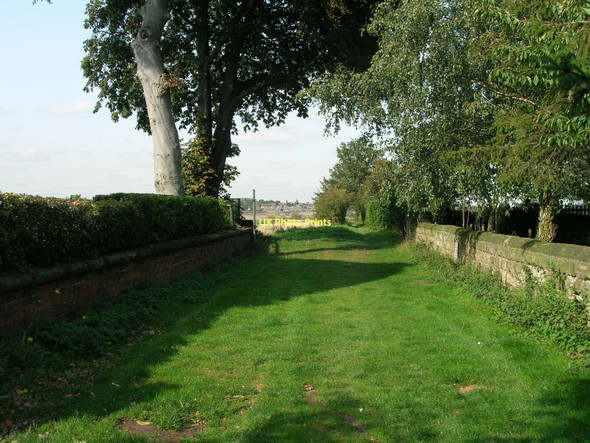 Photo 6"x4" Track (footpath) near St Stephen's Church East Hardwick c2011