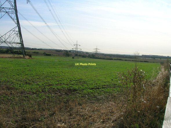 Photo 6"x4" Farmland off the A6201 Wrangbrook c2011