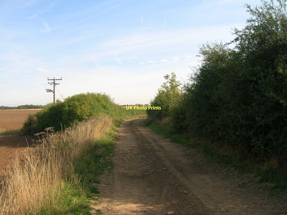 Photo 6"x4" Doncaster Lane (track) Hampole c2011