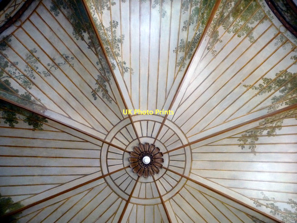 Photo 6"x4" Ceiling of the Birdcage Room, Grovelands House, London N14 Southgate\/TQ3094 c2011