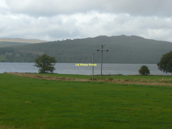 Photo 6"x4" Electricity poles beside Loch Rannoch Carie\/NN6157 c2011