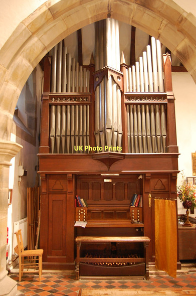 Photo 6"x4" Organ in Sedlescombe Church Sedlescombe c2011