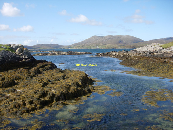 Photo 6"x4" Coast of Rubha Bhruairnis Buaile nam Bodach c2011