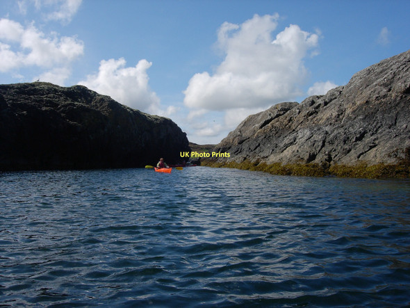 Photo 6"x4" Paddling around Gighay Mullach a' Ch\u00e0rnain c2011