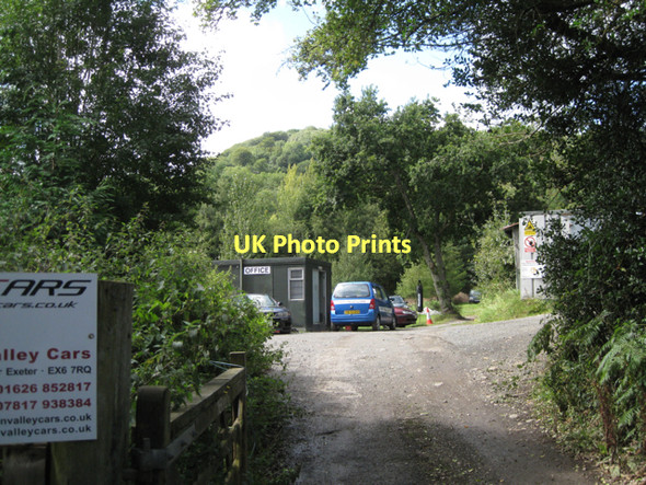 Photo 6"x4" Car sales business at a former mine  Hennock c2011