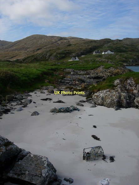 Photo 6"x4" Sandy beach on Orasaigh Earsairidh c2011