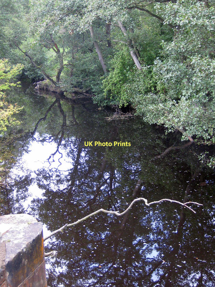 Photo 6"x4" Murk Esk, upstream from the footbridge Green End\/NZ8203 c2011