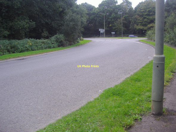 Photo 6"x4" Roundabout for the A3, Oxshott Esher c2011