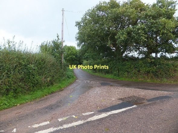 Photo 6"x4" Minor road near Lower Burrowton Higher Burrowtown c2011