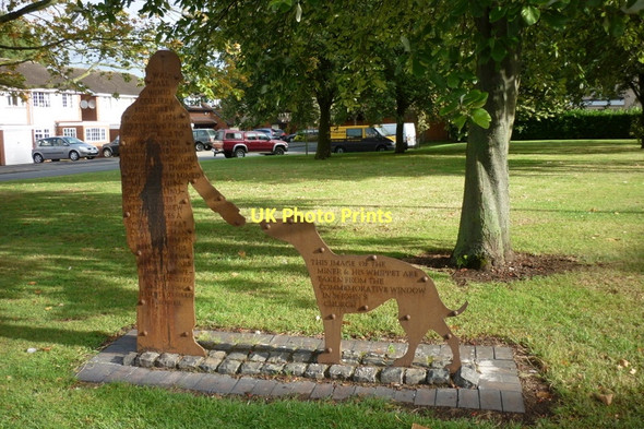 Photo 6"x4" A sculpture at Walsall Wood Brownhills\/SK0405 c2011