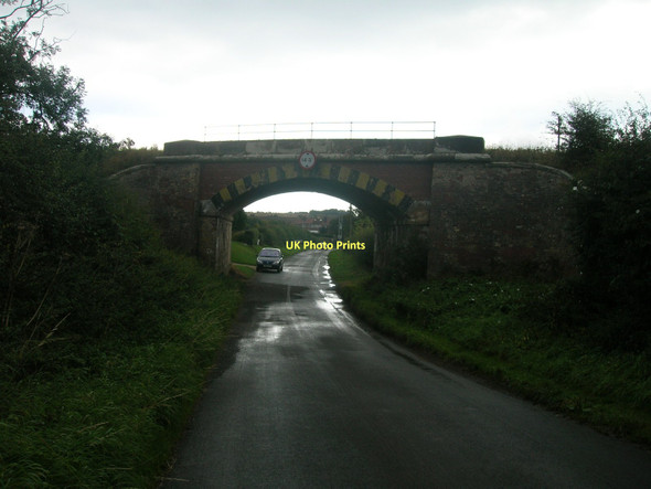 Photo 6"x4" Railway bridge over Bolam Lane Buckton\/TA1872 c2011