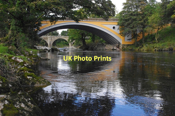 Photo 6"x4" Bridges over River Lune at Kirkby Lonsdale Kirkby Lonsdale c2011