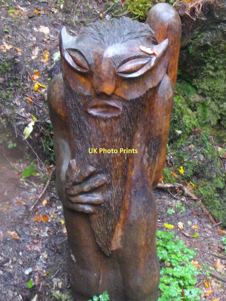 Photo 6"x4" Grotesque Figure Barcaldine c2011
