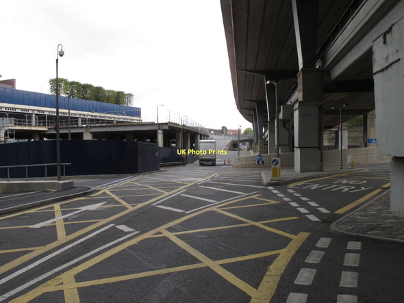 Photo 6"x4" Slip road and roundabout for Paddington Central Paddington\/TQ2681 c2011