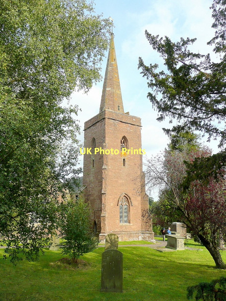 Photo 6"x4" Tower of St. Dienst's church, Llangarron Llangarron c2011